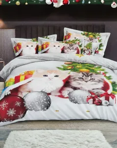 Royalfashion Vianočné posteľné prádlo 200x220 sada 4 dielov #8586886