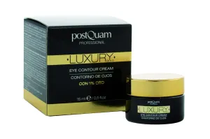 PostQuam Professional Luxury Gold Luxusný liftingový hydratačný očný krém s 1% zlata 15 ml