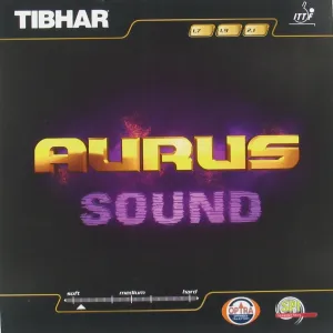 TIBHAR Poťah Auras Sound na pálku na stolný tenis 1,9 mm čierny