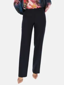 Potis & Verso Woman's Trousers Ksena Navy Blue #9505544