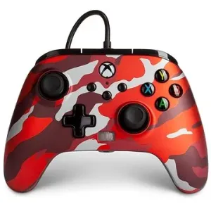 PowerA Enhanced Wired Controller – Metallic Red Camo – Xbox