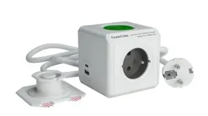Powercube Extended USB WirelessCharger, 3x bezdrôtové nabíjanie biely