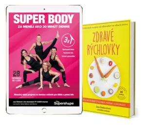 PRE ODHODLANÚ ŽENU, ktorá chce byť fit - Online program na domáce cvičenie SUPER BODY 1 + kniha ZDRAVÉ RÝCHLOVKY 1