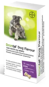 Drontal Dog Flavour 150/144/50 mg 24 tabliet