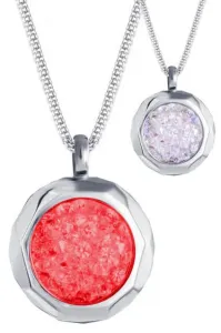 Preciosa Oceľový náhrdelník s kryštálmi Duo Colour 7313 63