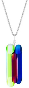 Preciosa Strieborný náhrdelník s kryštálmi Neon Collection by Veronica 6074 70 (retiazka, prívesok)