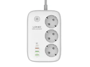 Smart predlžovací kábel LDNIO SEW3452 WiFi Tuya