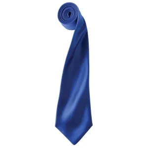 Premier Workwear Saténová kravata - Kráľovská modrá