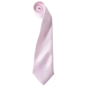 Premier Workwear Saténová kravata - Ružová