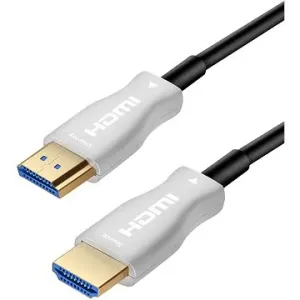 PremiumCord HDMI, optický fiber High Speed with Ether. 4K@60Hz kábel 25m, M/M, zlatené konektory