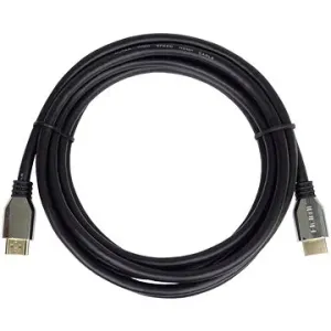 PremiumCord ULTRA HDMI 2.1 High Speed + Ethernet kábel 8K @ 60 Hz, 4K @ 120 Hz, 3 m pozlátený #5137447