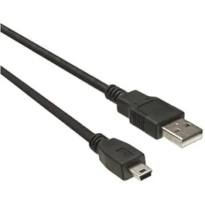 PremiumCord USB 2.0 prepojovací AB mini 0,5 m čierny