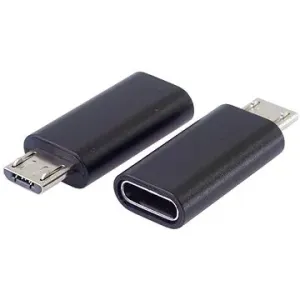 PremiumCord Adaptér USB-C konektor female – USB 2.0  Micro-B/male