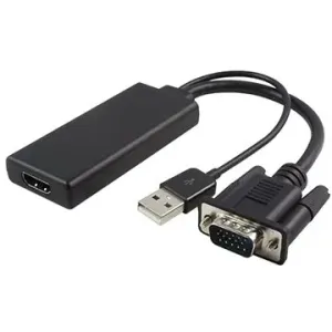 PremiumCord VGA + audio elektronický konvertor na rozhranie HDMI
