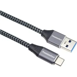 PremiumCord kábel USB-C – USB 3.0 A (USB 3.2 generation 1, 3 A, 5 Gbit/s) 0,5 m