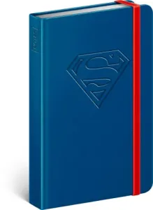 Notes Superman – Logo, linajkovaný, 10,5 x 15,8 cm