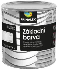 Primalex - základná farba na drevo 1000 - biela 5 l