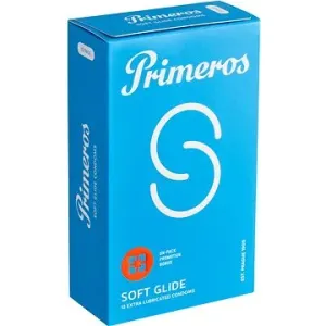 Primeros Soft Glide kondómy so zvýšenou dávkou lubrikácie, 12 ks