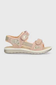 Detské semišové sandále Primigi ružová farba #8656548