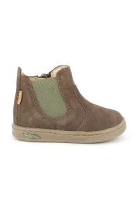 Detské semišové topánky chelsea Primigi hnedá farba #7440427