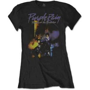 Prince tričko Purple Rain Čierna S #303329