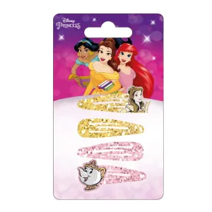 HAIR ACCESSORIES CLIPS 4 PIECES PRINCESS #8641466