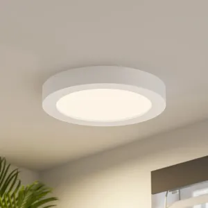 Prios LED stropné svietidlo Edwina, biele, 24,5 cm, 3 jednotky,
