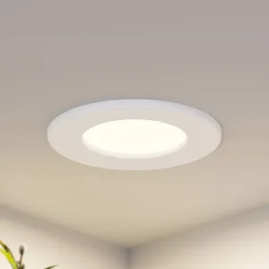 Prios Cadance zapustené LED svietidlo biele 11,5cm