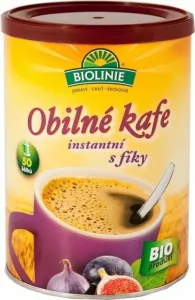 PRO-BIO, obchodní společnost s r.o. BIOLINIE instantná obilná káva s figami  BIO - 100 g