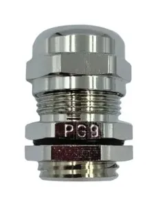 Pro Elec Pelb0202 Cable Gland, Brass/pa66/nbr, 4Mm-7Mm