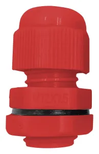 Pro Elec Pelb0266 Cable Gland, Pa/nbr, 4Mm-8Mm, Red