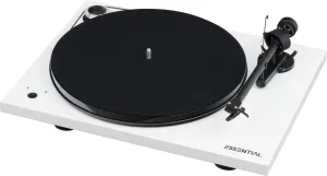 Pro-Ject Essential III RecordMaster + OM 10 High Gloss White