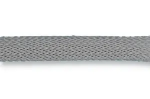 Pro Power Bsfrg-019 10M Braid Sleeve, 19Mm, Grey, 10M