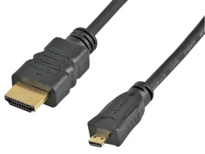 Pro Signal Psg91701 Cable, Hdmi Micro Plug-Plug, 3.28Ft, Blk