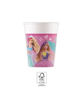 Procos Papierové poháre - Barbie Fantasy