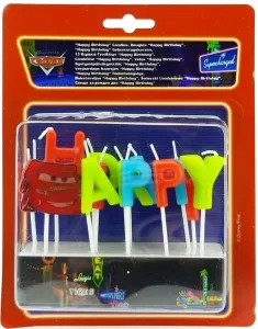 PROCOS - Sviečky na zapichovanie Happy Birthday Cars 8cm