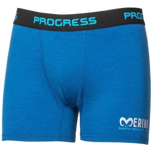 PROGRESS MW SKN Pánske Merino boxerky, modrá, veľkosť XL
