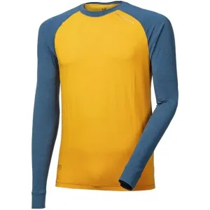 PROGRESS CC NDR Pánske funkčné tričko s dlhým rukávom, žltá, veľkosť