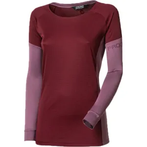 PROGRESS PATRONA Dámske bežecké tričko s dlhým rukávom, fialová, veľkosť #467030