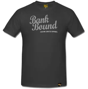 Prologic tričko bank bound custom dark grey tee-veľkosť s