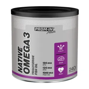 PROM-IN Athletic native omega 3 bez príchute 240 kapsúl