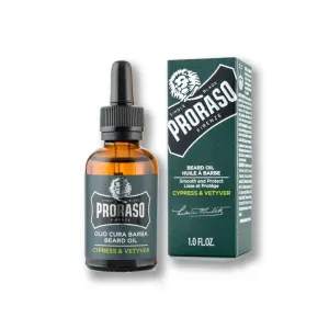 PRORASO Cypress & Vetyver Beard Oil 30 ml olej na fúzy pre mužov