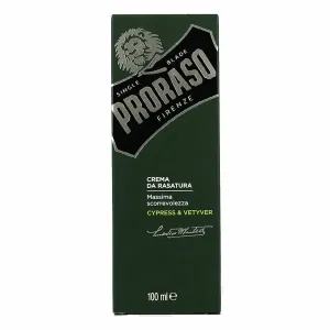 PRORASO Cypress & Vetyver Shaving Cream 100 ml krém na holenie pre mužov