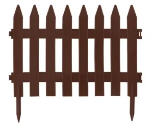 Záhradný plot Plot hnedý