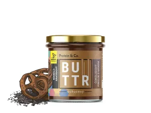 Protein & Co. COFFEE TIME Čokoládový praclík s makom - orieškový krém s kávou 330 g
