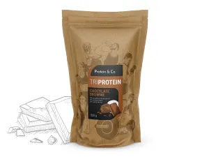 Protein & Co. TRIPROTEIN 500 g -  akcia 2 + 1 zdarma Zvoľ príchuť: Biscuit cookie, Zvoľ príchuť 3: Strawberry milkshake, Zvoľ príchuť: Natural