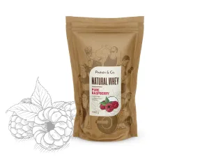 Protein&Co. Natural Whey 1 kg Váha: 1 000 g, Zvoľ príchuť: Pure raspberry