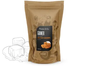 Protein&Co. Gainer 2kg Zvoľ príchuť: Salted caramel