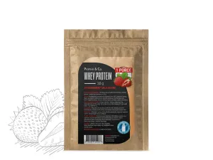 Protein & Co. Bezlaktózový CFM Whey - 1 porcia 30 g Zvoľ príchuť: Strawberry milkshake