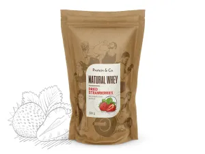 Protein&Co. Natural Whey 1 kg Váha: 500 g, Zvoľ príchuť: Dried strawberries